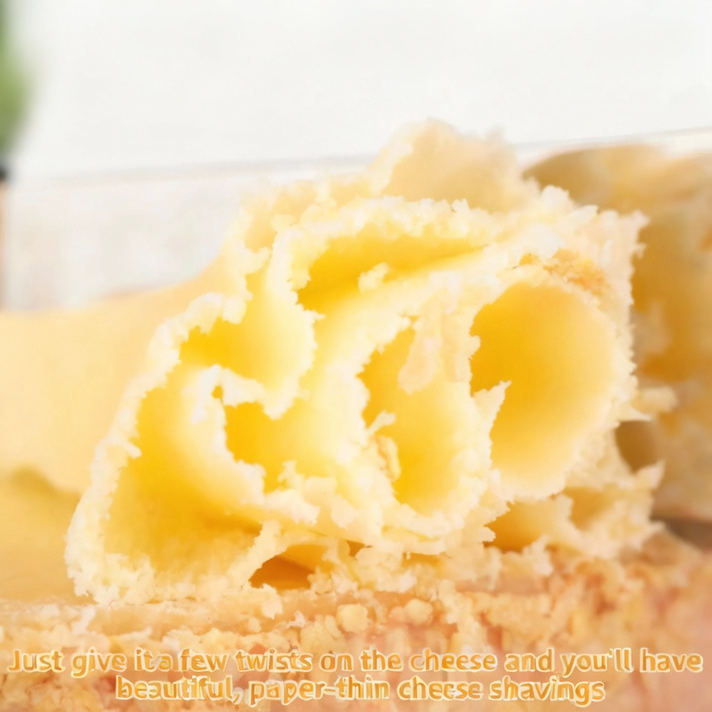 Elevate Your Culinary Creations with the Handheld Stainless Steel Cheese Curler and Grater - Perfect for Cheese, Chocolate, and More!