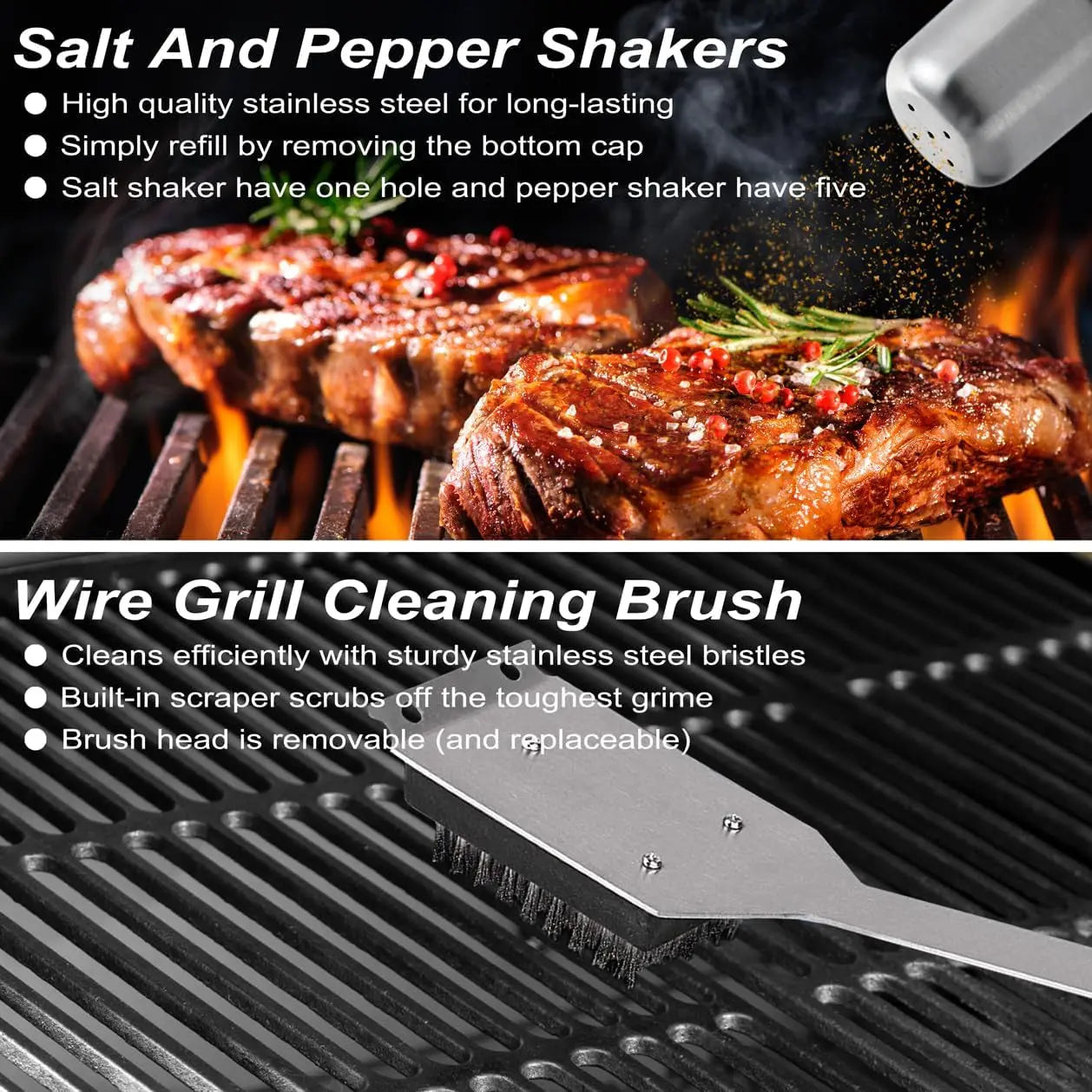 29 PCS BBQ Grill Accessories Stainless Steel