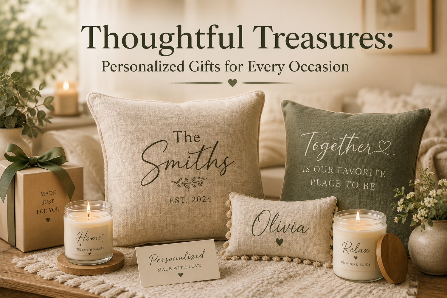 Thoughtful Treasures: Personalized Gifts for Every Occasion Home Comfort
