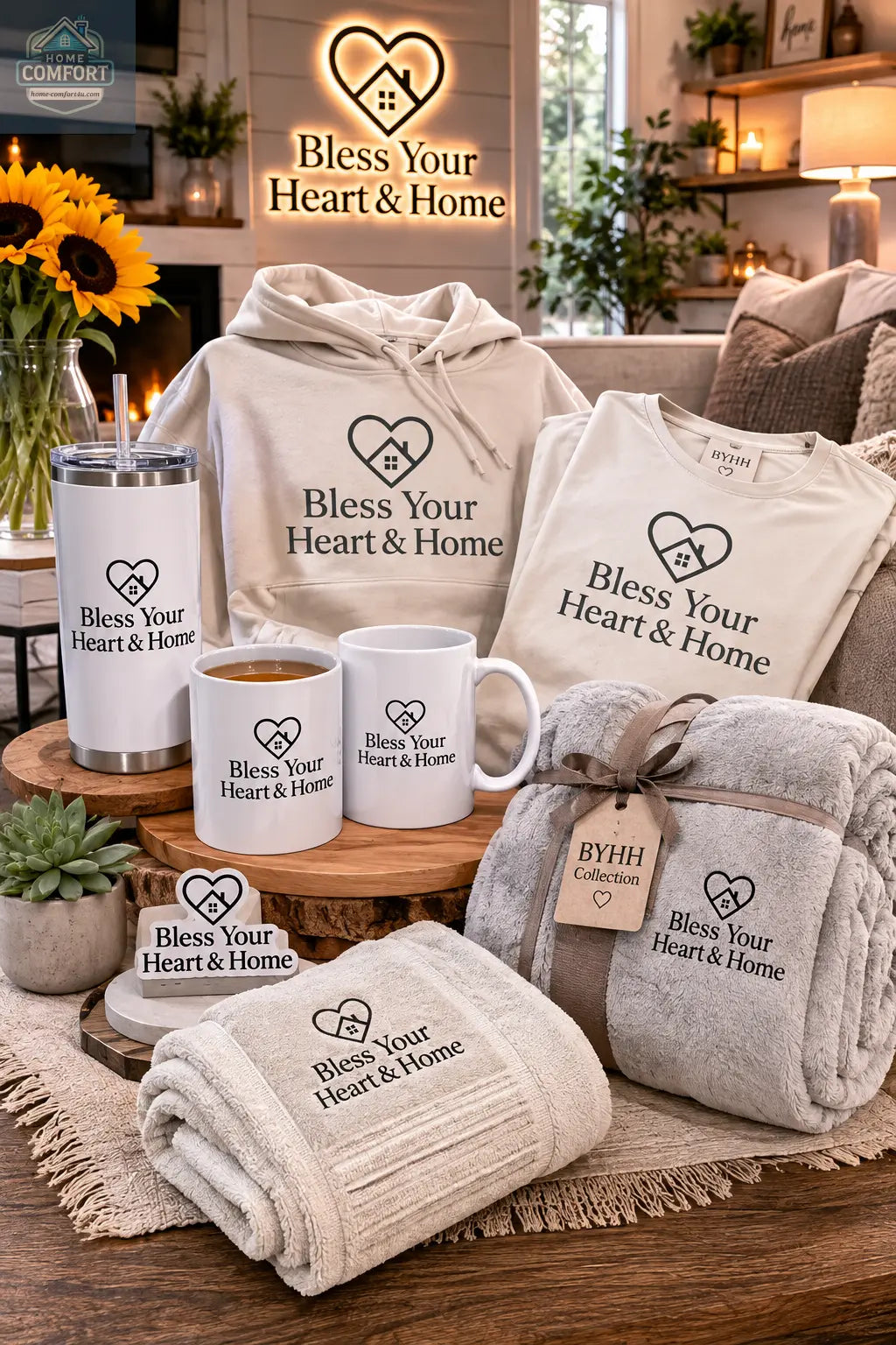 Bless Your Heart & Home Merch