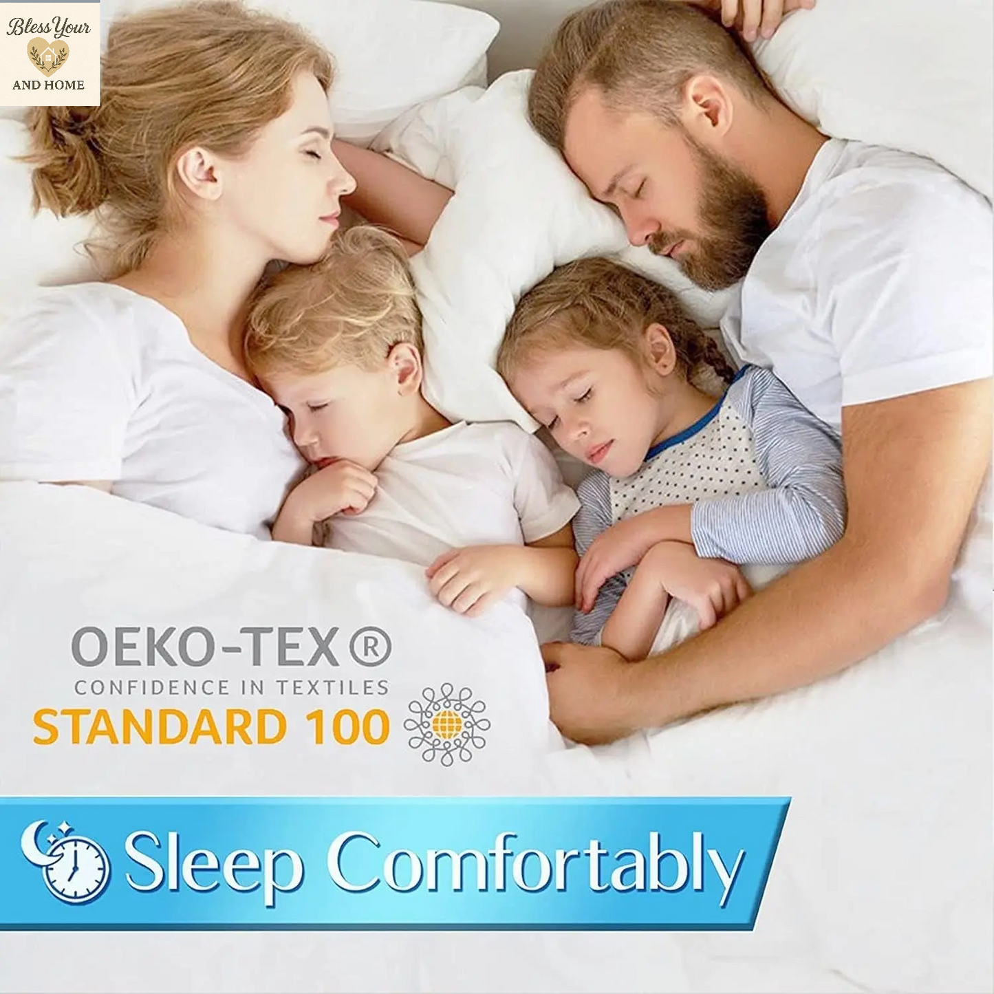 Experience Luxurious Comfort All Year Round with the Kingsley Trend Queen Duvet Comforter Insert - Soft, Cozy & Stylish White Down Alternative