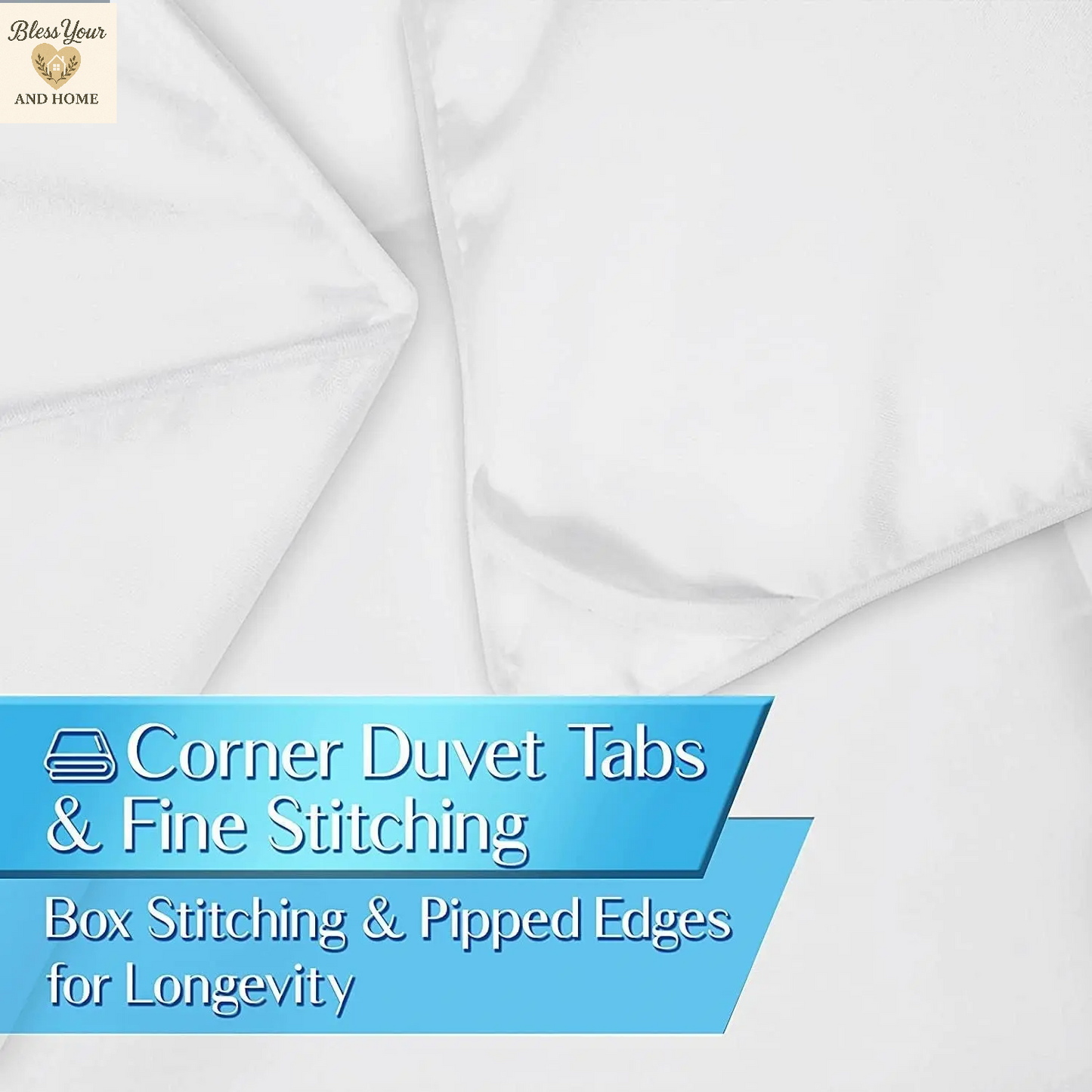Experience Luxurious Comfort All Year Round with the Kingsley Trend Queen Duvet Comforter Insert - Soft, Cozy & Stylish White Down Alternative