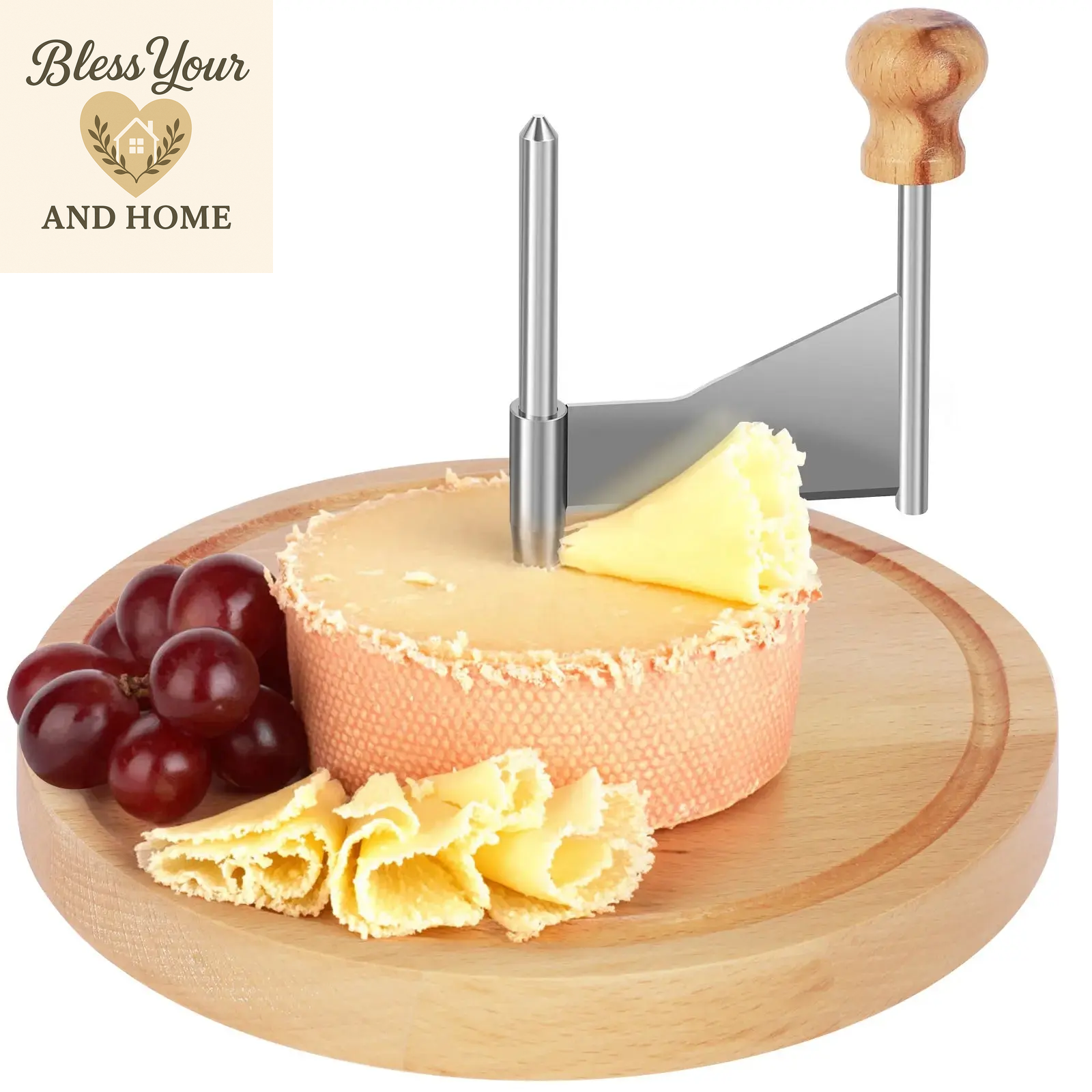 Elevate Your Culinary Creations with the Handheld Stainless Steel Cheese Curler and Grater - Perfect for Cheese, Chocolate, and More!