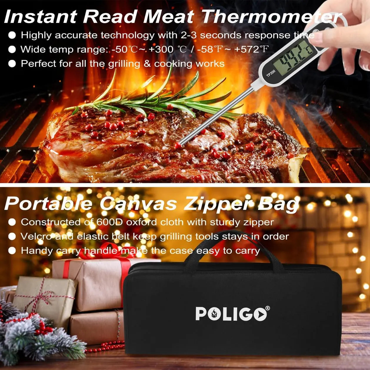 29 PCS BBQ Grill Accessories Stainless Steel