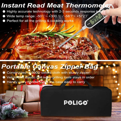29 PCS BBQ Grill Accessories Stainless Steel