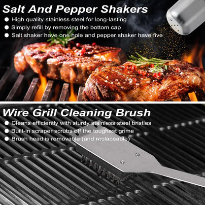 29 PCS BBQ Grill Accessories Stainless Steel