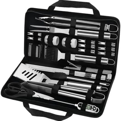 29 PCS BBQ Grill Utensils Stainless Steel Set