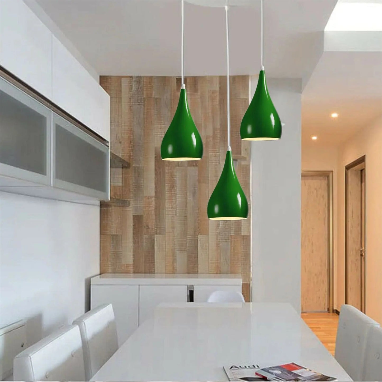 Triple Glow – 3 Head Cluster Pendant Light Hanging Ceiling Lamp Sangria Angel