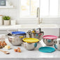 Stainless Steel Mixing Bowls Lifestyle Kitchen Shot