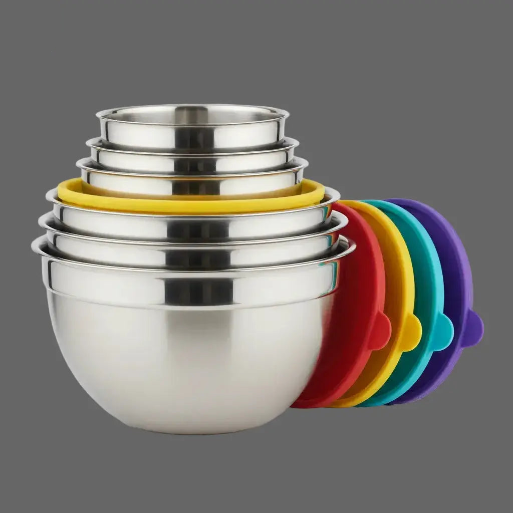 7-Piece Stainless Steel Mixing Bowl Set Hero Shot