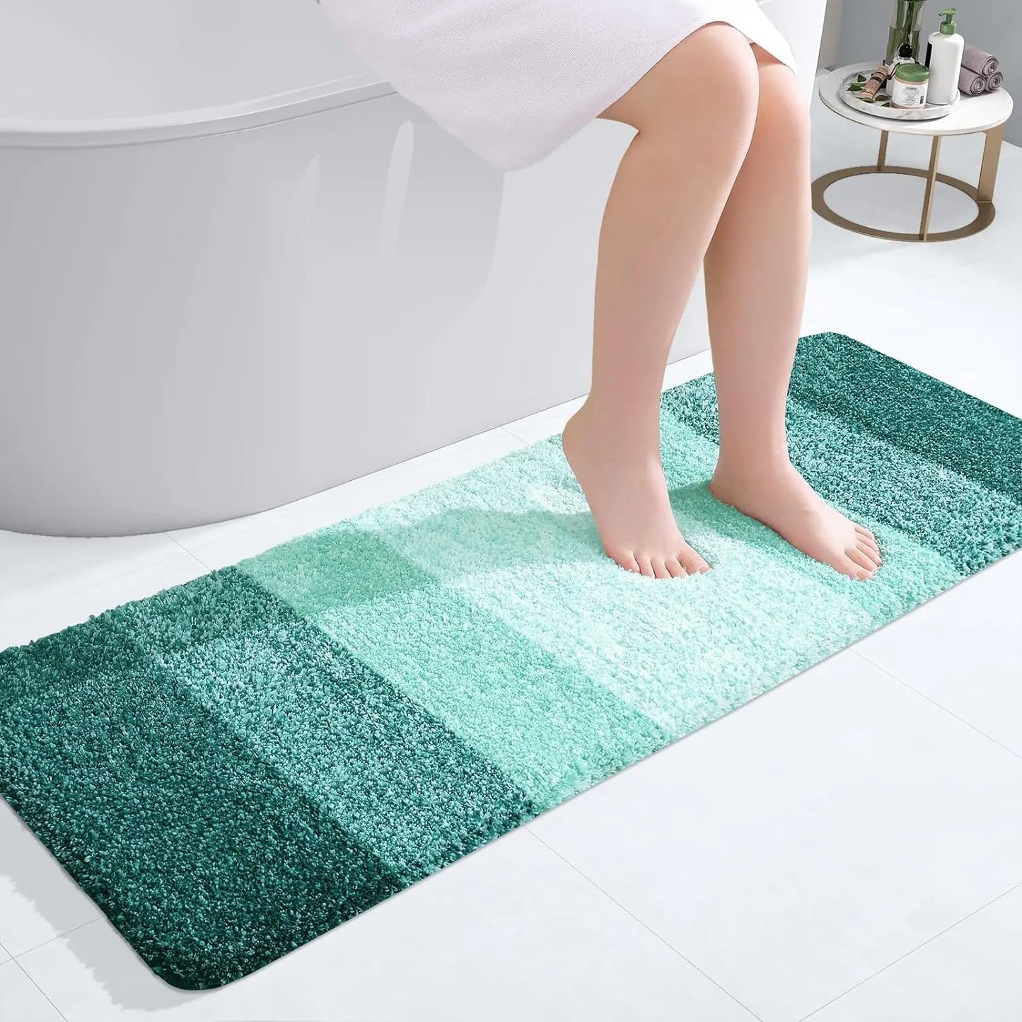 Extra Soft Bath Mat – Non-Slip, Absorbent Microfiber for Warmth & Comfort OLANLY