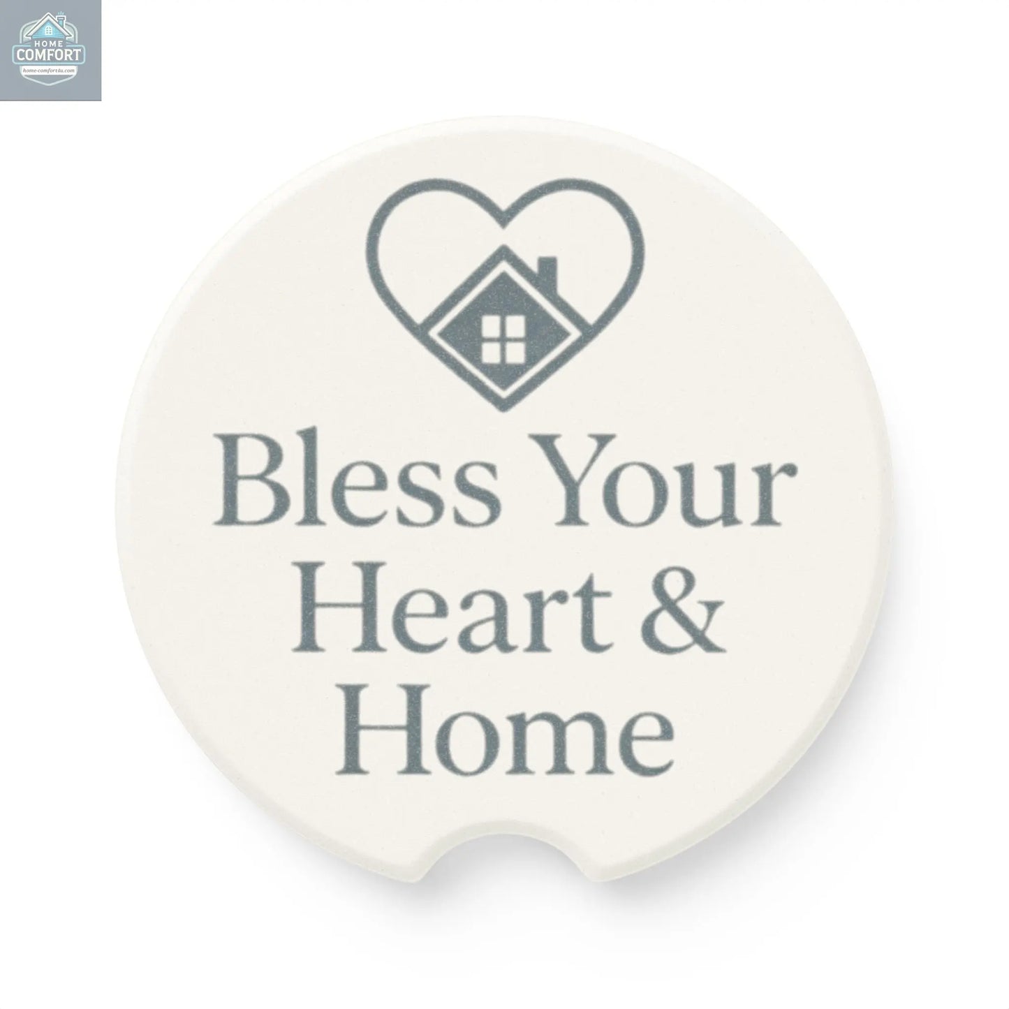 Bless Your Heart & Home Soapstone Car Cup Holder Coaster – BYHH Signature Collection