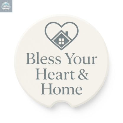 Bless Your Heart & Home Soapstone Car Cup Holder Coaster – BYHH Signature Collection