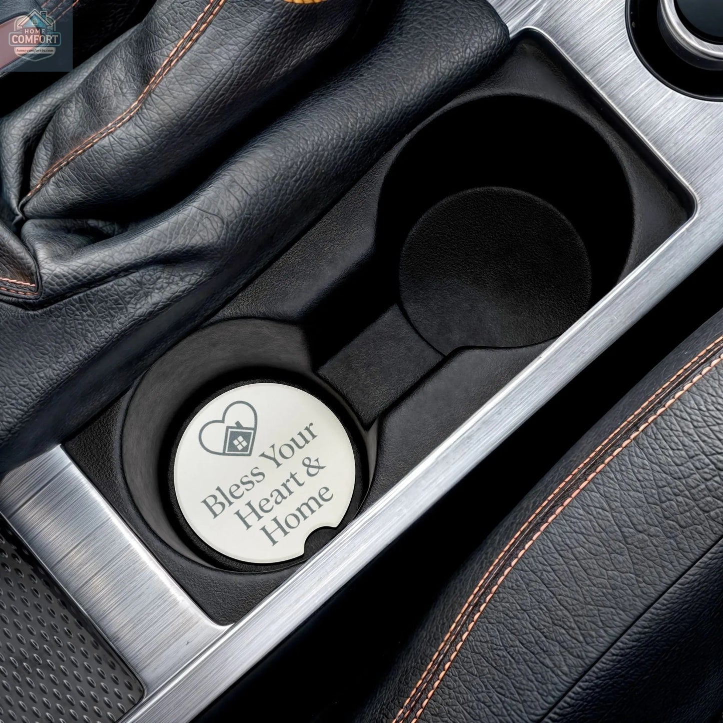 Bless Your Heart & Home Soapstone Car Cup Holder Coaster – BYHH Signature Collection