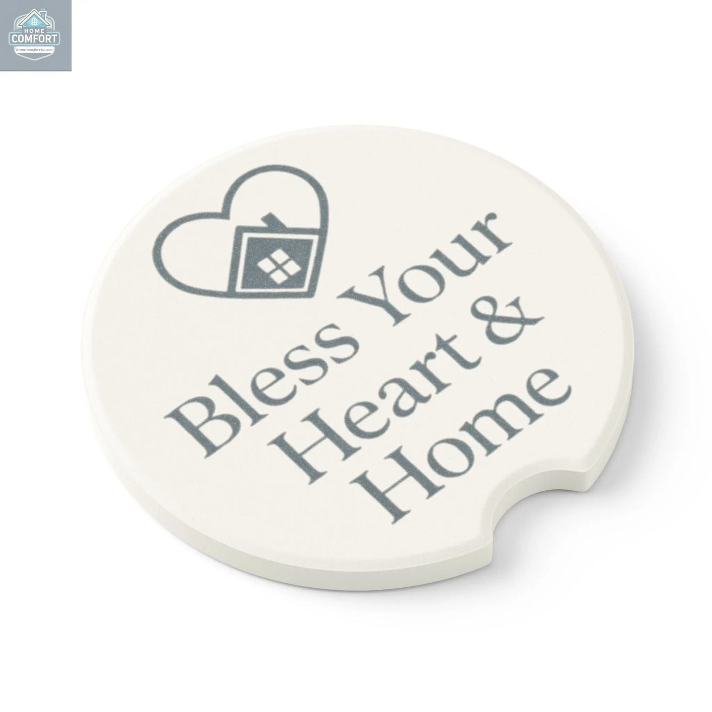 Bless Your Heart & Home Soapstone Car Cup Holder Coaster – BYHH Signature Collection