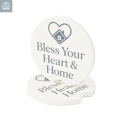 Bless Your Heart & Home Soapstone Car Cup Holder Coaster – BYHH Signature Collection