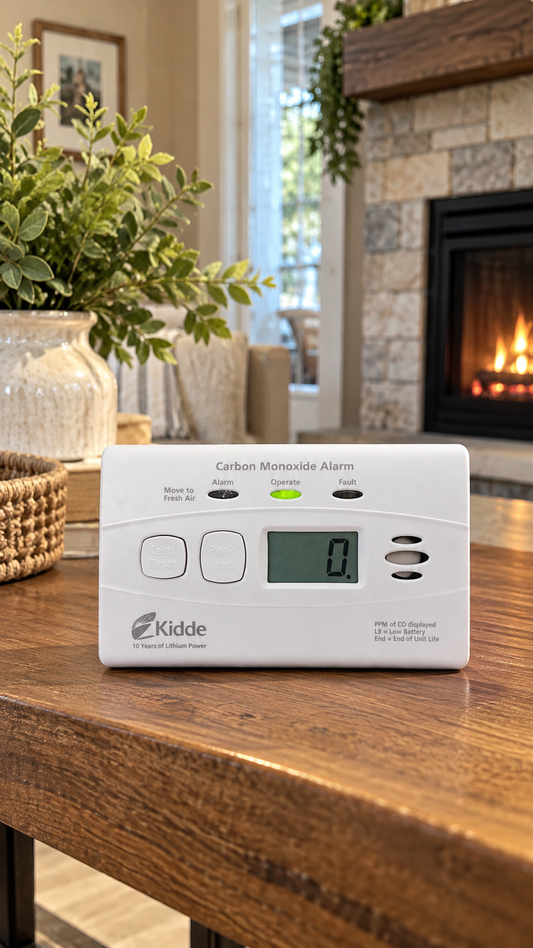 Carbon Monoxide Alarm with Digital Display Bless Your Heart & Home