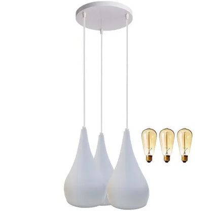 Triple Glow – 3 Head Cluster Pendant Light Hanging Ceiling Lamp Sangria Angel