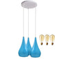 Triple Glow – 3 Head Cluster Pendant Light Hanging Ceiling Lamp Sangria Angel