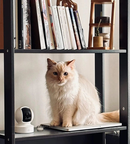 Kasa Indoor Pan/Tilt Smart Security Camera, 1080P HD Dog-Camera,2.4Ghz with Night Vision,Motion Detection for Baby and Pet Monitor, Cloud & SD Card Storage, Works with Alexa& Google Home (EC70), White