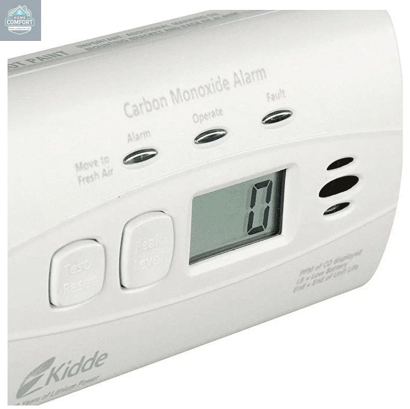 Kidde C3010D Carbon Monoxide Detector with Digital Display and 10-Year Worry-Free Lithium Battery, KIDDE