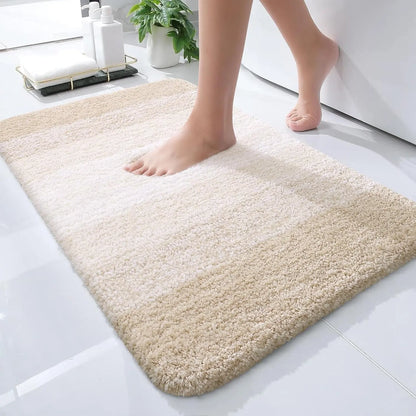 Extra Soft Bath Mat – Non-Slip, Absorbent Microfiber for Warmth & Comfort OLANLY