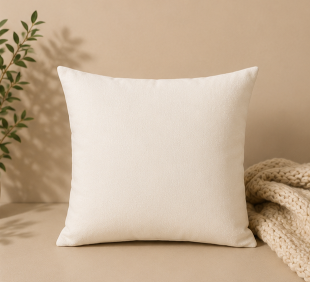 Backside of Love Lives Here - Romantic- Square Throw Pillow — Farmhouse Cottage Decorative Accent Bless Your Heart & Home