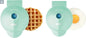 Mini Waffle Maker 3-Piece Set with Heart Waffle Maker & Mini Griddle – Compact Nonstick Breakfast Maker Gift Set DASH