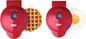 Mini Waffle Maker 3-Piece Set with Heart Waffle Maker & Mini Griddle – Compact Nonstick Breakfast Maker Gift Set DASH