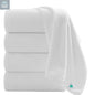 4 Pack Oversized Bath Sheet Towels 700 GSM Ultra Soft White Bath Towel Set