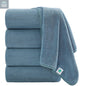 4 Pack Oversized Bath Sheet Towels 700 GSM Ultra Soft Blue Bath Towel Set