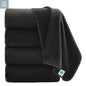 4 Pack Oversized Bath Sheet Towels 700 GSM Ultra Soft Black Bath Towel Set