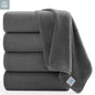 4 Pack Oversized Bath Sheet Towels 700 GSM Ultra Soft Dark Gray Bath Towel Set