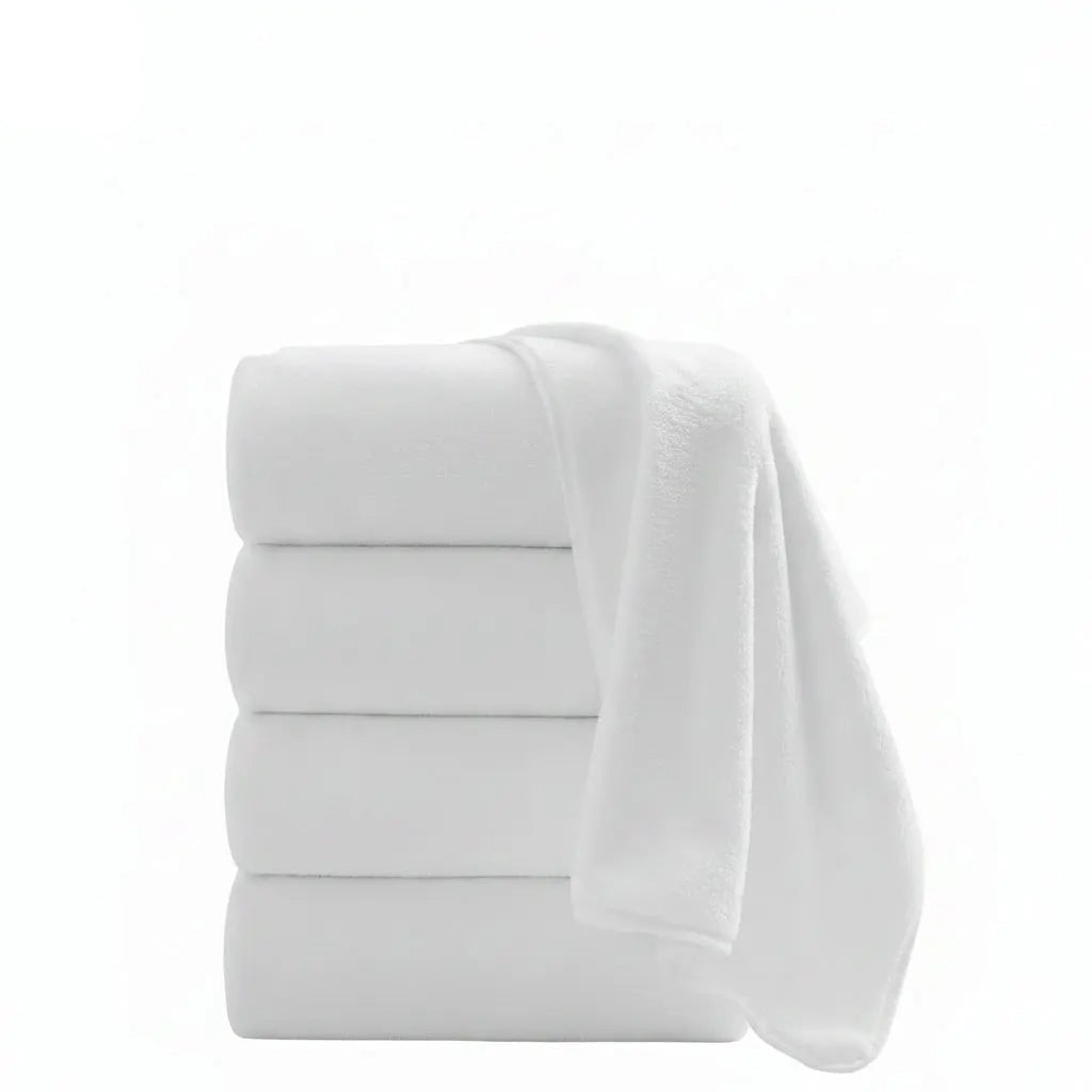 Oversized Bath Towel set 700 GSM Ultra Soft White Bath Towel Set