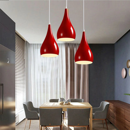 Triple Glow – 3 Head Cluster Pendant Light Hanging Ceiling Lamp Sangria Angel